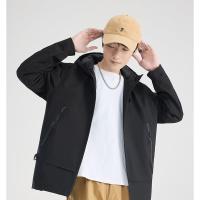 渔人船长春秋新款时尚休闲运动情侣冲锋衣男女款户外潮牌单衣夹克