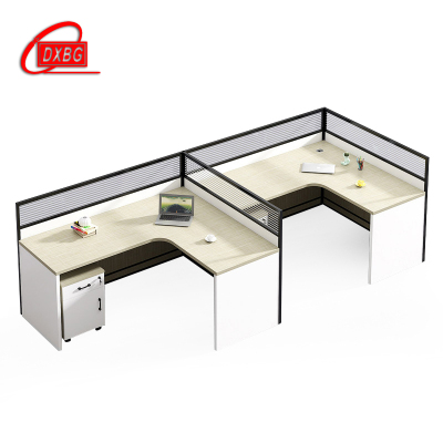 办公桌办公室职员桌2/4/6人办公家具屏风隔断电脑办公桌椅组合[工厂现做 7天内发货]