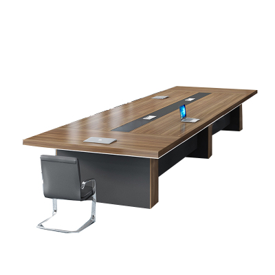 东业家具会议台会议桌LY-012H(按米算)木质会议桌