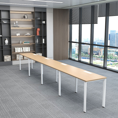 臻远ZY-D557-12简约屏风工位卡座职员工作位职员桌直排四人位