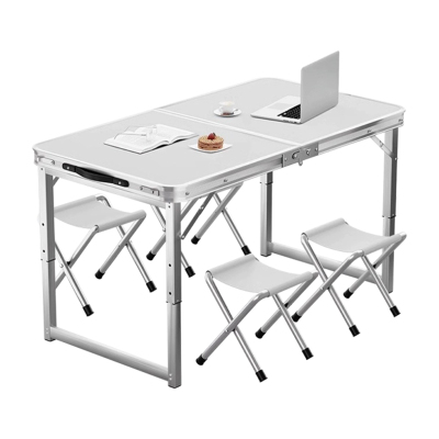 臻远 ZY5091005 户外折叠桌 1桌4凳 1200*600*550mm 1套