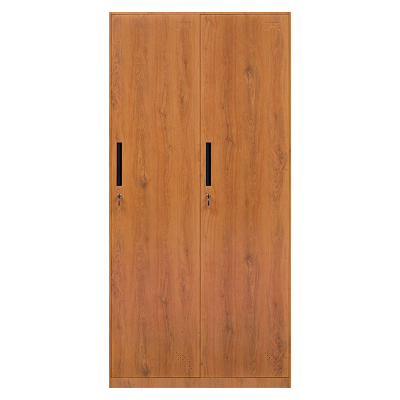 臻远 ZY-GYGC-19 拆装更衣柜窄边储物柜 黄木纹二门更衣柜