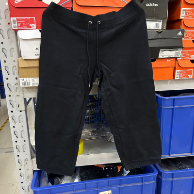 Nike/耐克中裤运动休闲舒适透气针织女裤七分裤466941-010 Z