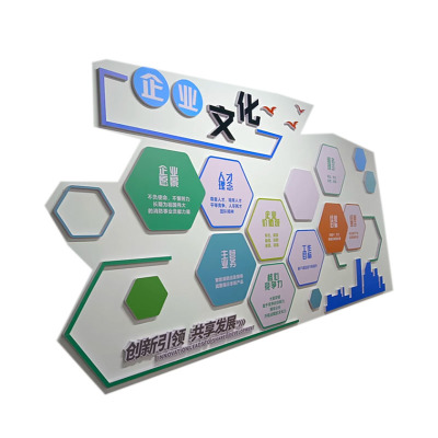 海铁科技文化墙 pvc 100CM*100CM/平方米