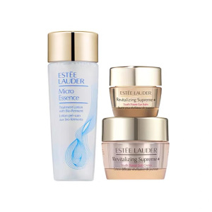 Estee Lauder雅诗兰黛智妍旅行三件套 微精华水50ml+智妍面霜15ml+眼霜5ml 抗初老补水保湿紧致