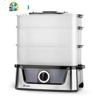 电蒸锅多功能家用大容量三层插电保温蒸汽锅蒸笼馒头 FENGHOU 三层10L容量