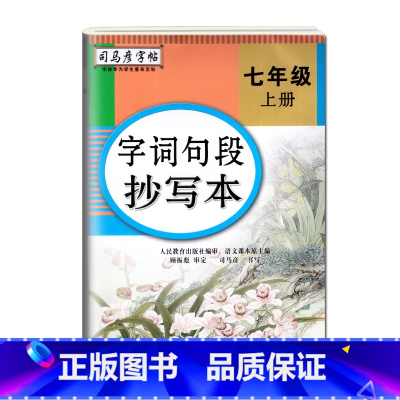字词句段抄写本[七年级上] [正版]司马彦字词句段抄写本七年级下册语文同步练字帖人教版 初一下写字课课练小学7年级上册楷
