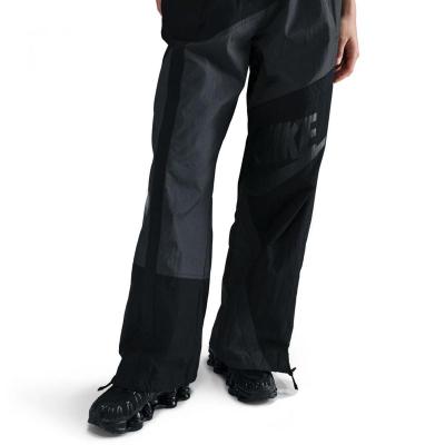 Nike女士运动尼龙拼接聚酯纤维休闲街拍宽松运动裤春款