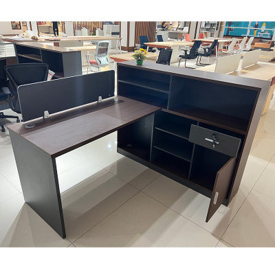 匡大办公桌带边柜职员桌工位办公桌书柜(1500*1400*1100mm)