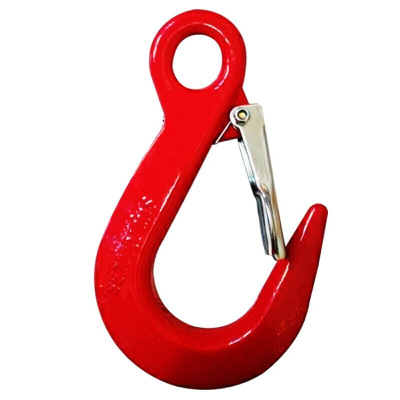 钢管钩钢管细筋钩大开口吊钩环眼钩起重钩尖嘴钩1吨货钩圆钢吊钩 大开口货柜钩3T