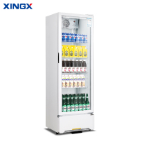 星星(XINGX)LSC-230FP商用展示柜一级能效侧开门立式展示啤酒饮料柜冷藏柜冰柜水果蔬菜保鲜柜单门超市展示柜