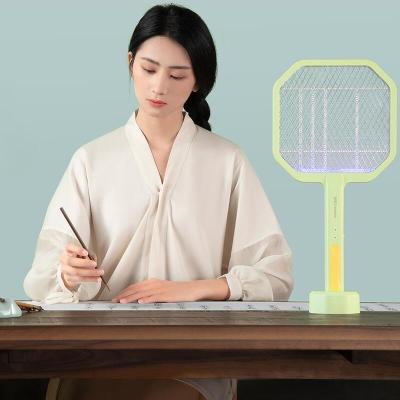 彩虹电蚊拍(二合一诱蚊底座充电款)