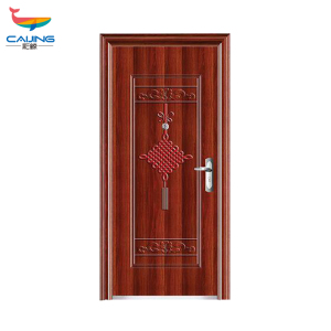 彩鲸(CAIJING)CJ-FDDK11防盗门安全门钢质家用门进户门大门别墅入户门 酒红色