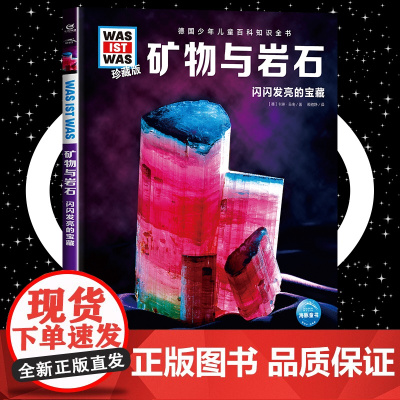 矿物与岩石8-10-12岁德国少年儿童百科知识全书 什么是什么was ist was珍藏版 小学生课外阅读书籍十万个为什