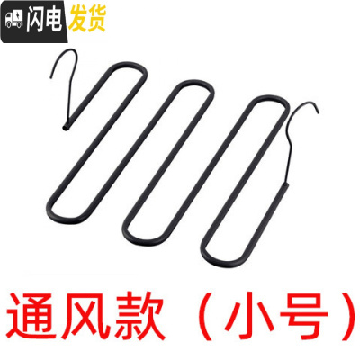 三维工匠晒被子圆形旋转衣架螺旋式晒衣架晾床单被罩被套折叠凉衣架 小s通风款黑色 1个晾晒架