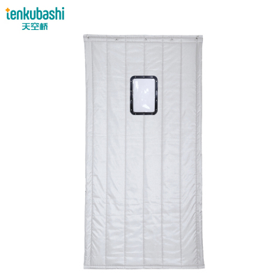 天空桥 棉门帘 浅灰色牛津布可定制窗户 平方米