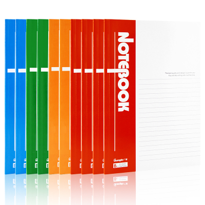 广博(GuangBo)B5笔记本子办公记事本子日记本软抄本 60张 颜色随机GBR0795 5本装
