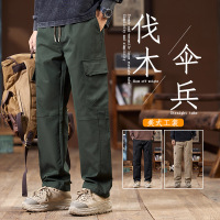 |秋冬新款伐木重工装裤户外耐磨休闲百搭伞兵裤防风长