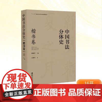 中国书法分体史 楷书卷 丘新巧 著 邱振中 编 书法/篆刻/字帖书籍艺术 正版图书籍 江西美术出版社