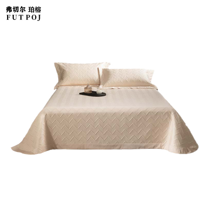 弗切尔珀榕 纯色防滑全棉床盖三件套