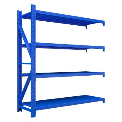 臻远 ZYCC-33 货架展示架 四层副架蓝色 2000*600*2000 每层200公斤承重