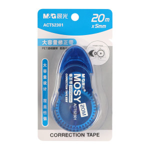 晨光 M&G 修正带 ACT52301 5mm*20m 12卡/盒 20m×5mm 树脂 1盒