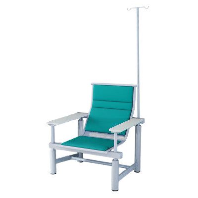戴劲 输液椅医院诊所点滴吊针排椅大厅加固加厚候诊椅单人白板扶手绿色