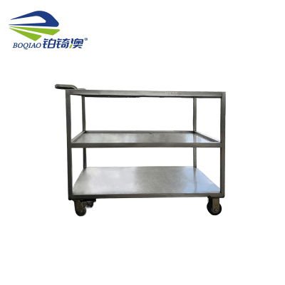 铂锜澳 不锈钢三层手推车/ 114*89*32cm/台