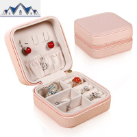 便携式首饰盒旅行迷你小巧简约耳环耳钉戒指手饰收纳盒子饰品盒女 三维工匠