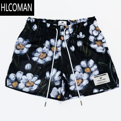 HLCOMAN新款美式篮球短裤不过膝宽松休闲男健身训练透气速干运动四分裤夏