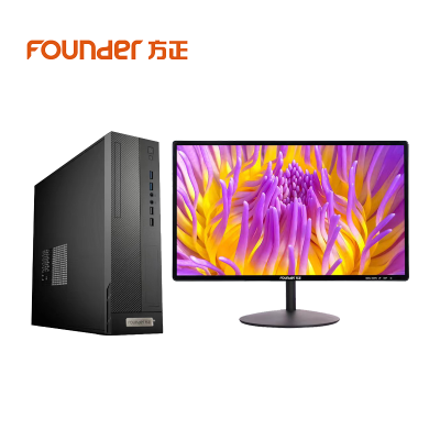 方正(Founder)国产台式机电脑13升(PHZ1072A)兆芯KX-U6780A八核/8G/256G固态/21.5英寸显示器