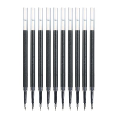 齐心 R511 速干按动中性笔替芯 精钢尖锥头 0.5mm 20支/盒 黑