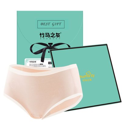 竹马之友恋夏竹纤维无痕女士内裤XL码4条/盒