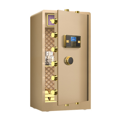 鑫星奈 XXN4060655 全钢实心保险柜办公防盗保险箱 高100cm金色电子款