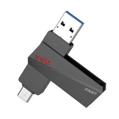 忆捷(Eaget) DU30固态U盘 Type-c USB3.2 Gen2高速传输 256G