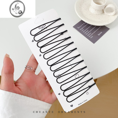 JiMi12件套发夹女侧边网红不伤发发卡日韩简约刘海夹碎发夹子头饰