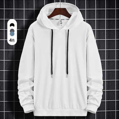 春秋季男装美式连帽卫衣青少年宽松外套休闲百搭上衣潮流男士长袖