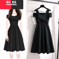 YIBUSHENG大码女装胖妹妹200斤女2024季新款洋气减龄遮肚子收腰连衣裙女