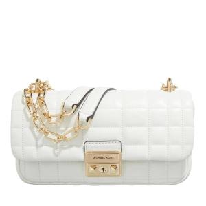 迈克·科尔斯(MICHAEL KORS)女士单肩包光学白休闲百搭配饰金属链 White