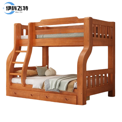 伊科飞特实木床2000*1200*1600mm+抽屉+床垫套