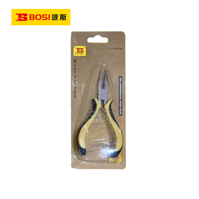 波斯(BOSI)镍铁合金迷你尖嘴钳(5