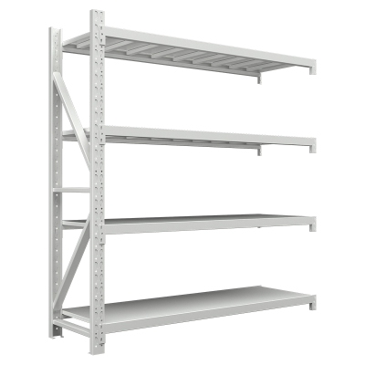臻远 ZYCC-37-1 中型货架副架 2000*500*2000 灰白色每层平均承重200公斤