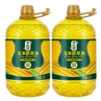 玉米胚芽油5升x2桶压榨一级玉米油非转基因家庭炒菜食用油批发