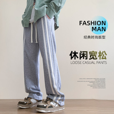秋冬男裤新款卫裤潮牌休闲裤宽松运动裤港风学生裤男士