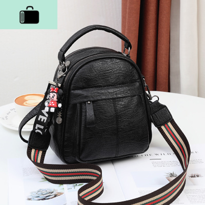 2020新款韩版时尚软皮双肩小包包女2019流行单肩斜挎ins潮小背包NEW LAKE女斜挎包