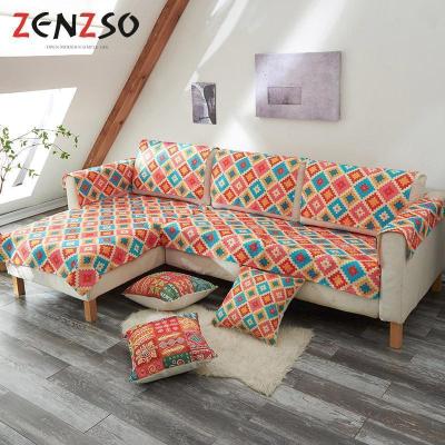 家柏饰(CORATED)简约现代尔沙发垫防滑棉麻混纺四季通用客厅坐垫组合沙发罩巾套