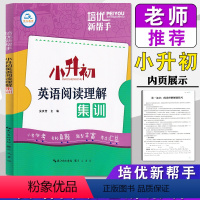 英语阅读理解集训 小学升初中 [正版]2023新版培优新帮手 小升初英语阅读理解集训 小学6年级英语毕业总复习小考刷题资