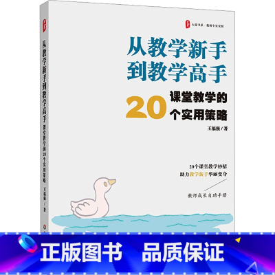 大夏书系·从教学新手到教学高手:课堂教学的20个实用策略 [正版]从教学新手到教学高手 课堂教学的20个实用策略 王福强