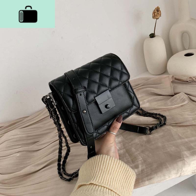 小包包女包新款2020夏季时尚百搭斜挎小方包潮ins洋气菱格链条包NEW LAKE女斜挎包