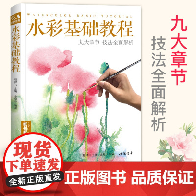 水彩基础教程入门临摹零基础自学教材书籍风景美食花卉美术艺术sh